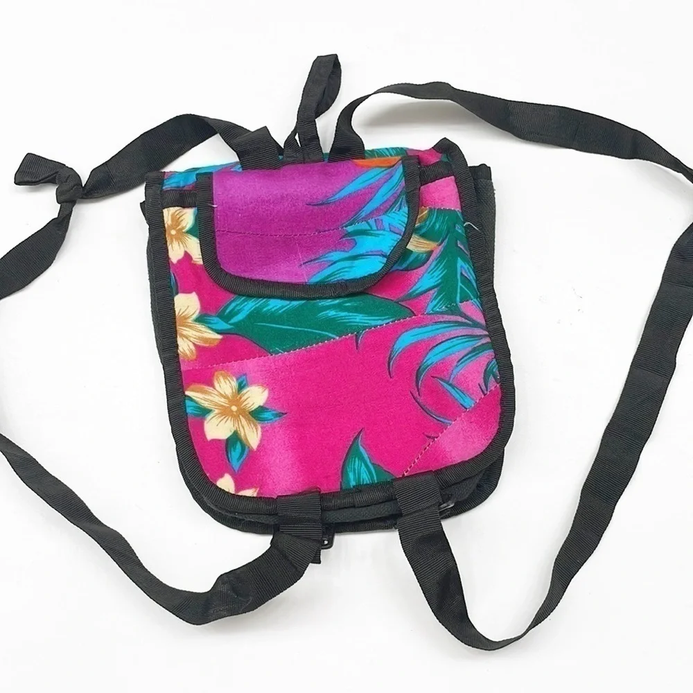 Blue Sky Hawaiian print mini souvenir backpack